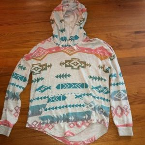 L.A Hearts | Rainbow Aztec Print Sweatshirt